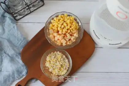 Make Corn and potatoes step 1