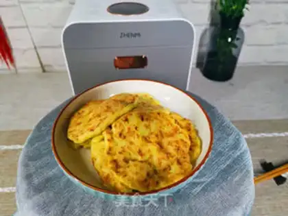 Make Shrimp veggie rice cake step 5
