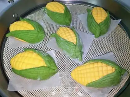 Make Corn buns step 6