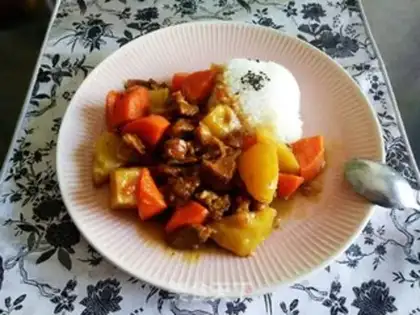 Make Curry beef step 12