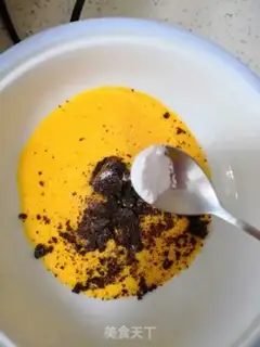 Make Red sugar date nest step 1