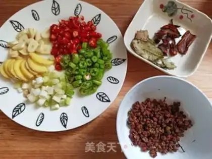 Make Twin peppers step 1