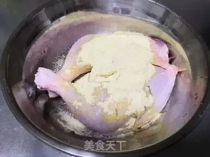 Make Salt chicken leg step 3