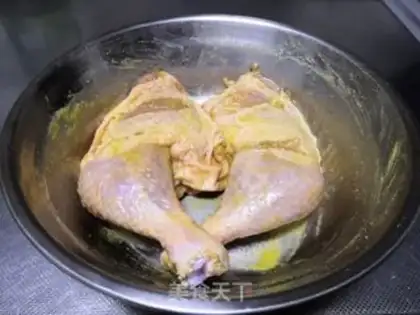 Make Salt chicken leg step 5