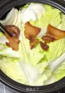 Make Cabbage tofu step 1