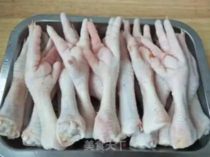 Make No bone chicken claws step 1