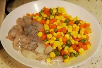 Make Shrimp fried corn step 0