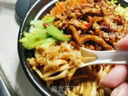 Make Rock pan rice step 6