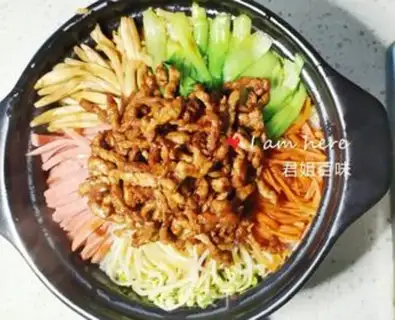 Make Rock pan rice step 8