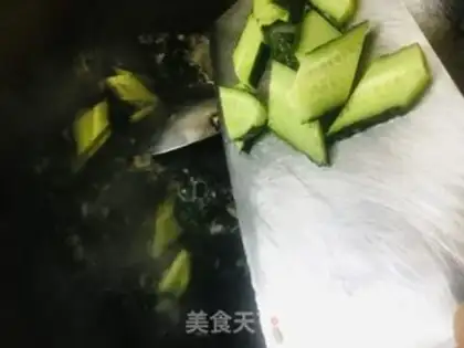 Make cucumber pickles and omelet soup step 4