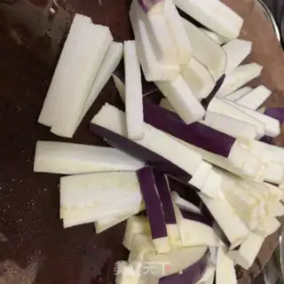 Make Red eggplant step 1