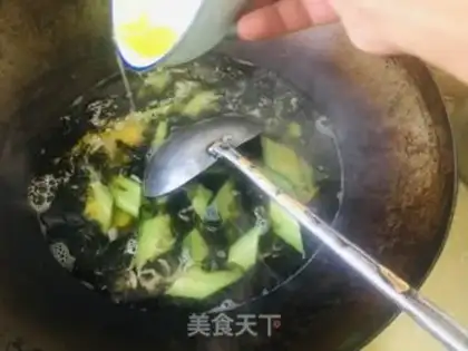 Make cucumber pickles and omelet soup step 5
