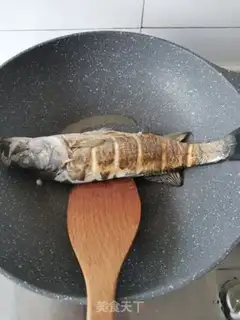 Make Red burning sea bass step 2
