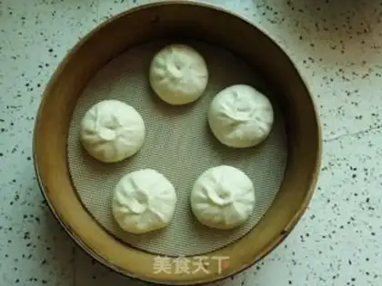 Make Meat buns step 6