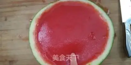 Make Watermelon freeze step 6
