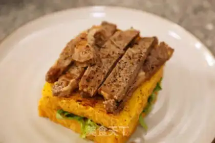 Make A steak sandwich is a healthy diet step 11