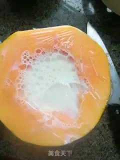 Make Cucumber milk freeze step 5