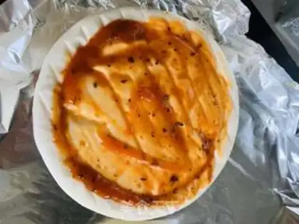 Make Super simple little pizza step 1