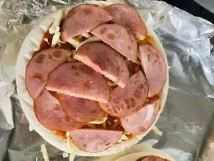 Make Super simple little pizza step 3