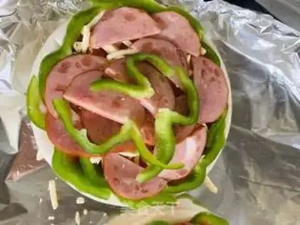 Make Super simple little pizza step 4