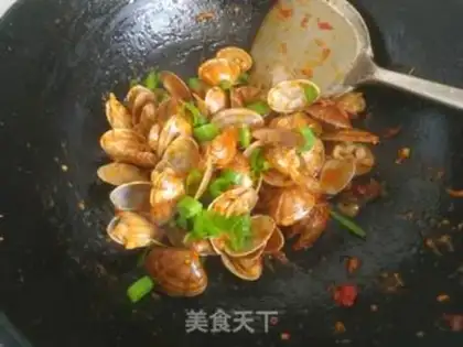 Make Spicy clams step 15