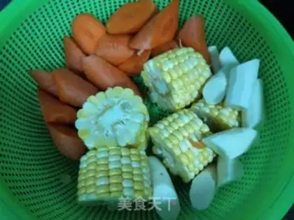 Make Carrot Corn Mountain Steak step 1