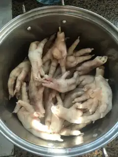 Make Chicken claws, duck eggs step 0