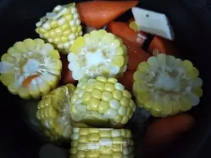 Make Carrot Corn Mountain Steak step 3