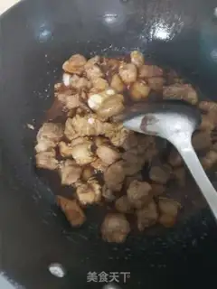 Make A simple version of red meat step 4