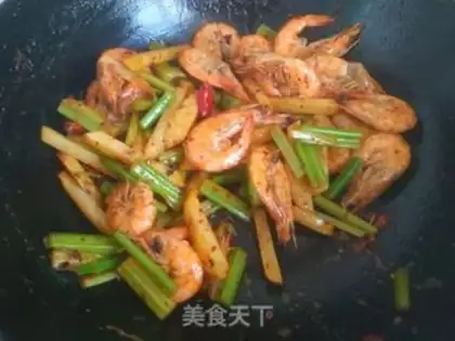 Make Spicy shrimp step 14