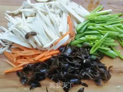 Make Fish apricot mushroom step 1