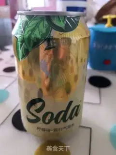 Make Lemon soda bubble step 2