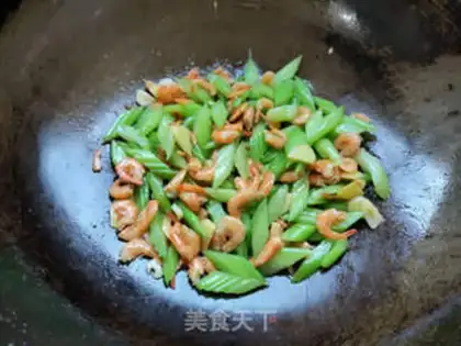 Make Celery makes red shrimp step 8