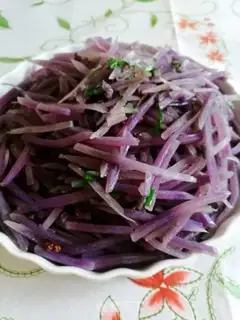 Make Hot, sour, black potato step 8