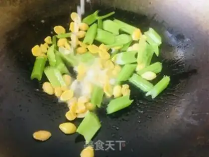 Make Celery makes silver almonds step 8