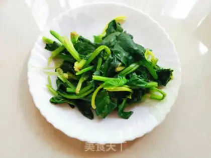 Make Shrimp spinach fried fans step 0