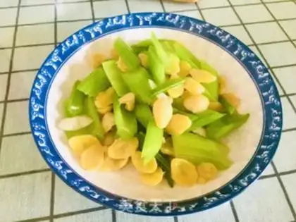 Make Celery makes silver almonds step 10