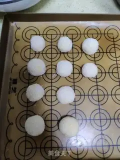 Make Milk coconut ball step 5