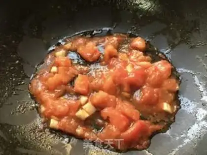 Make Potato tomato egg soup step 6