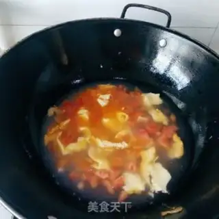 Make Tomato egg noodles step 3