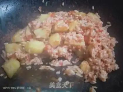Make Potato rice step 5