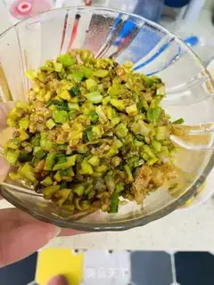 Make Double meat buns step 1