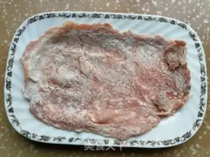 Make Pork pork chops for the chestnut quail step 1