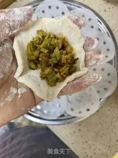 Make Double meat buns step 6