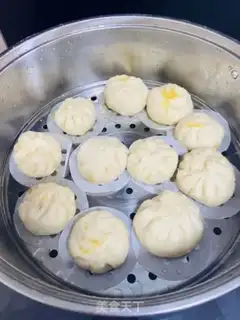 Make Double meat buns step 8