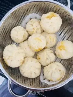 Make Double meat buns step 9