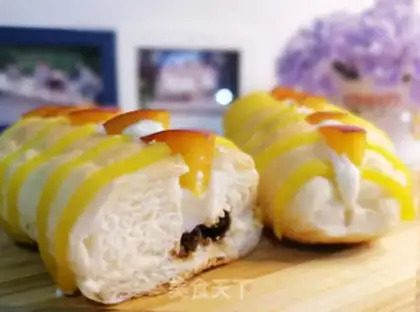 Make Cheese with caterpillar sweet bread step 31