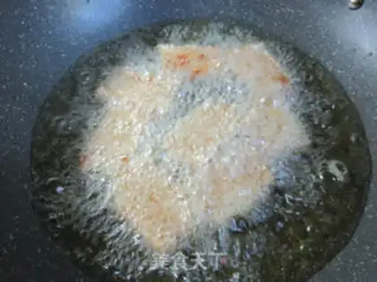 Make Meat pine rice cake step 11