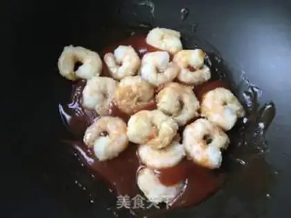 Make Jealousy fruit shrimp step 10