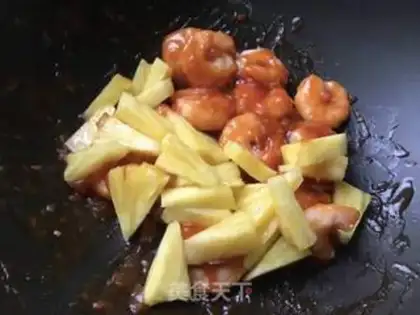 Make Jealousy fruit shrimp step 11